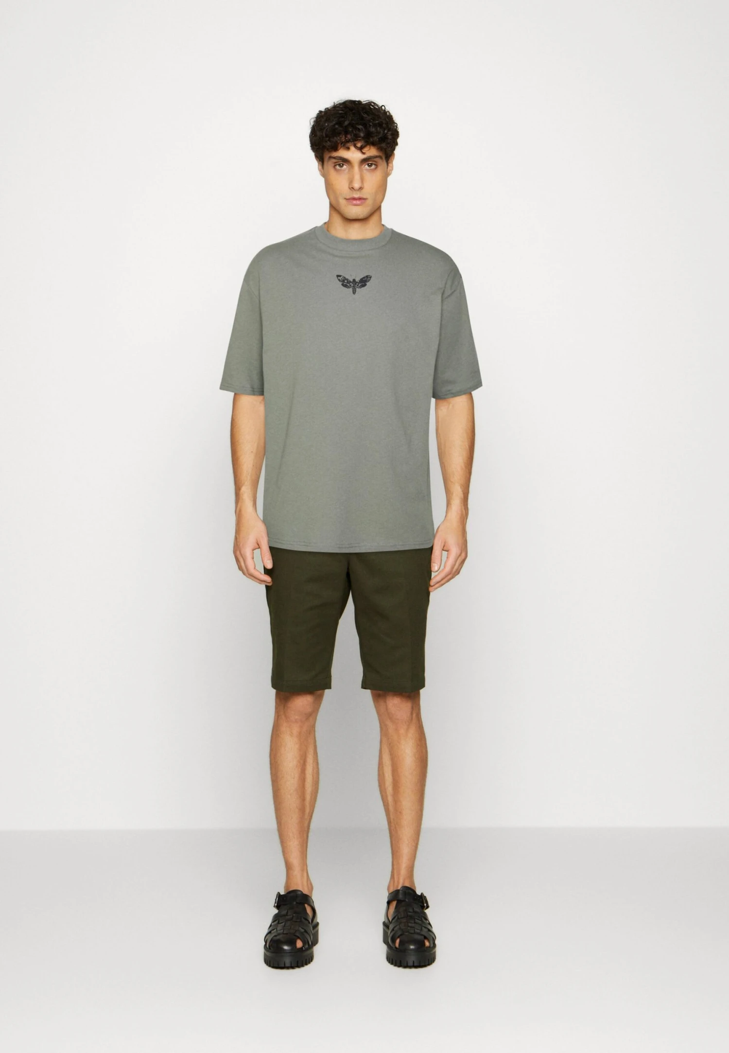 YOURTURN Unisex - T-Shirt Print - Light Green - Afbeelding 2