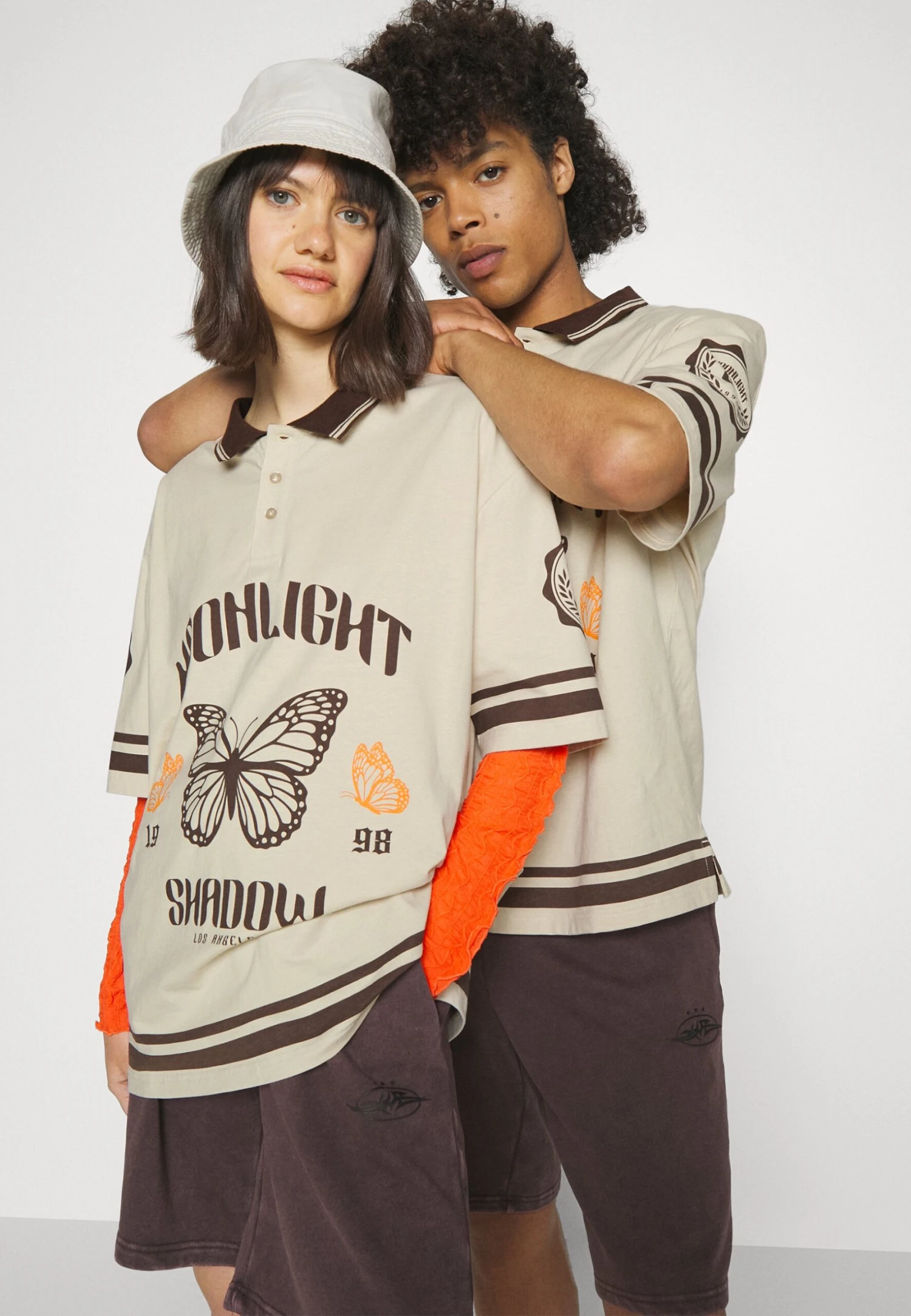 YOURTURN Unisex - Poloshirt - Off-White - Afbeelding 5