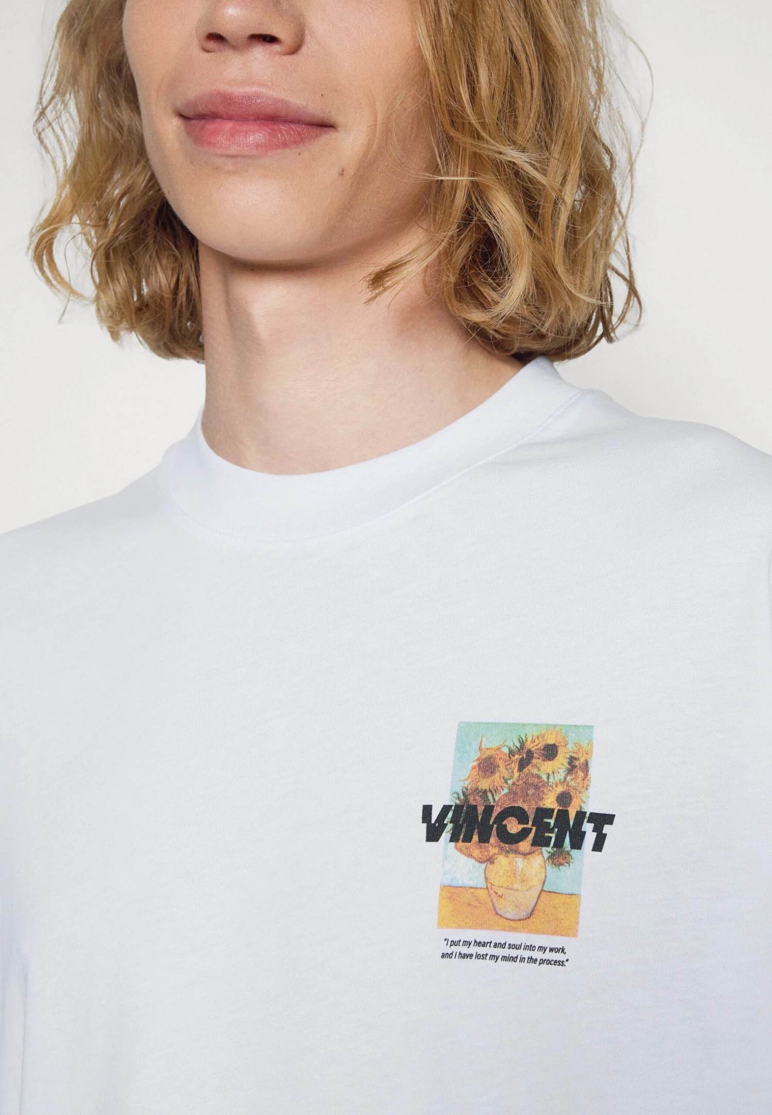 YOURTURN Unisex - T-Shirt Print - White - Afbeelding 5