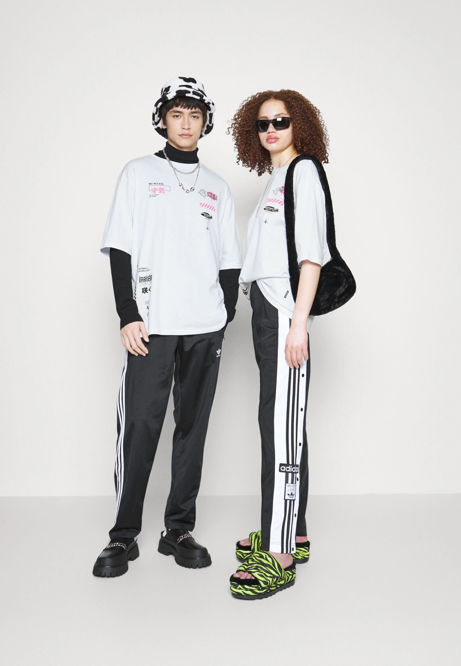 YOURTURN Unisex - T-Shirt Print - White - Afbeelding 2