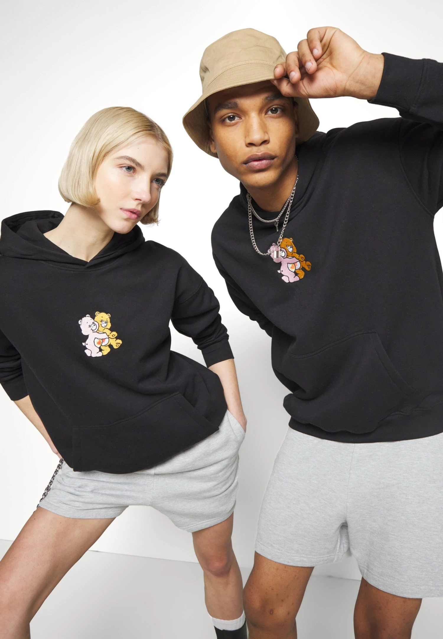 YOURTURN Unisex- Shorts - Light Grey - Afbeelding 4