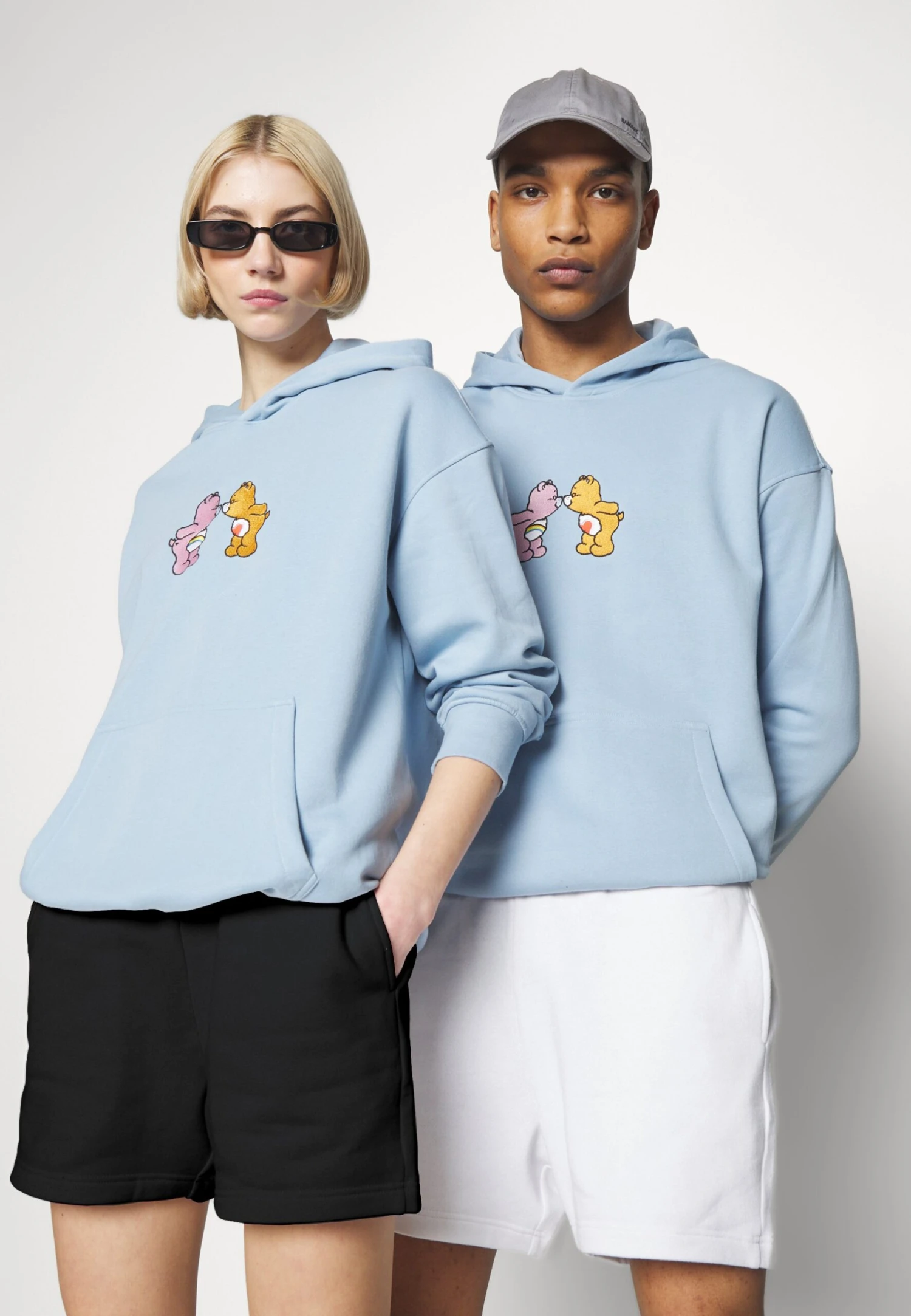 YOURTURN 2 Pack Unisex - Shorts - Black/White - Afbeelding 4