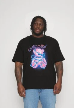 YOURTURN T-Shirt Print - Black