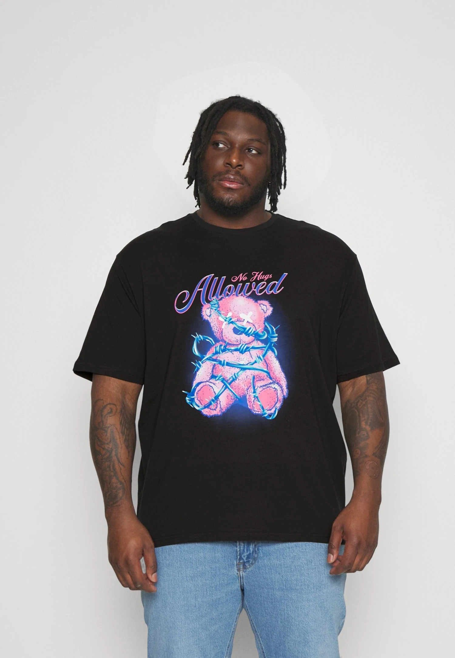 YOURTURN T-Shirt Print - Black