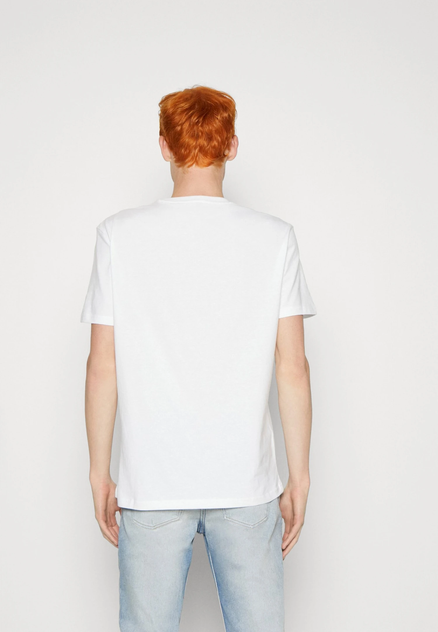 YOURTURN Unisex 5 Pack - T-Shirt Basic - White/Olive /Black - Afbeelding 3
