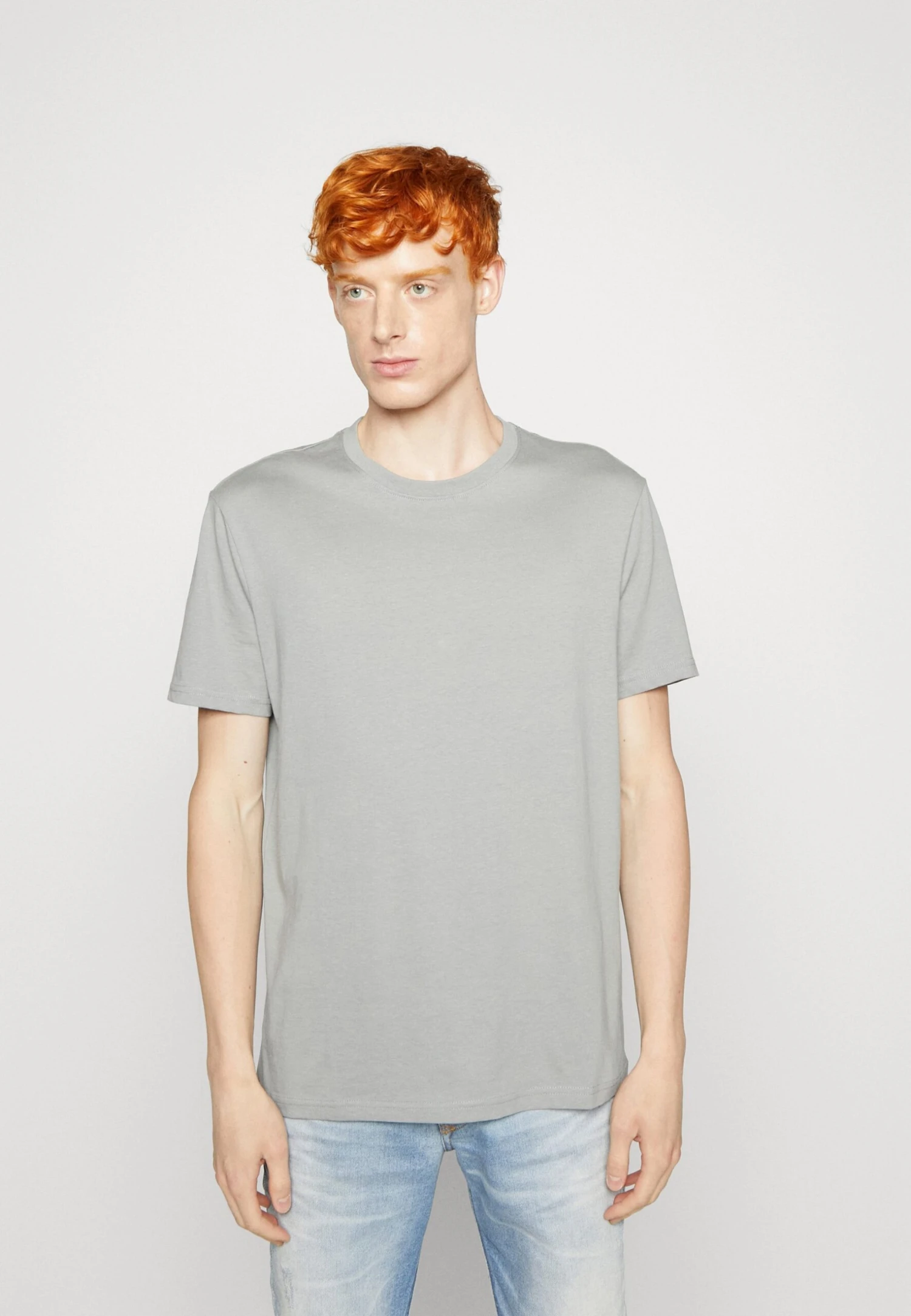 YOURTURN Unisex 5 Pack - T-Shirt Basic - White/Olive /Black - Afbeelding 4