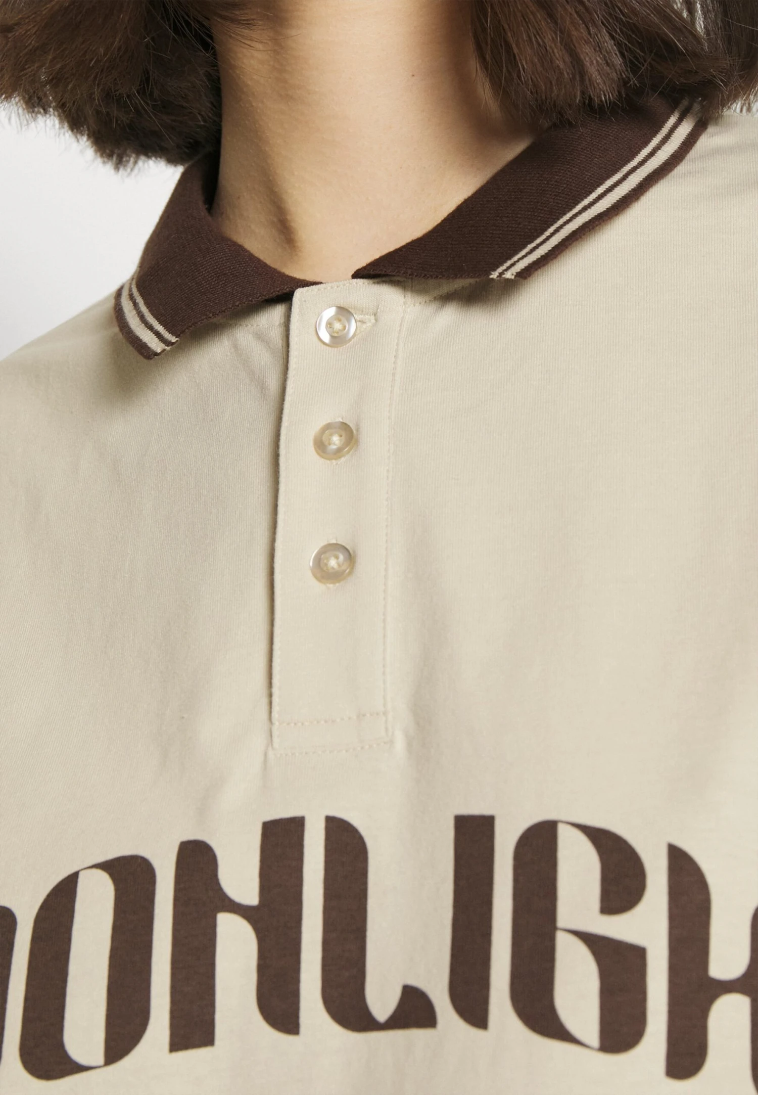 YOURTURN Unisex - Poloshirt - Off-White - Afbeelding 7