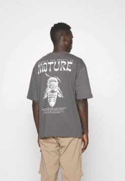 YOURTURN Unisex - T-Shirt Print - Dark Grey