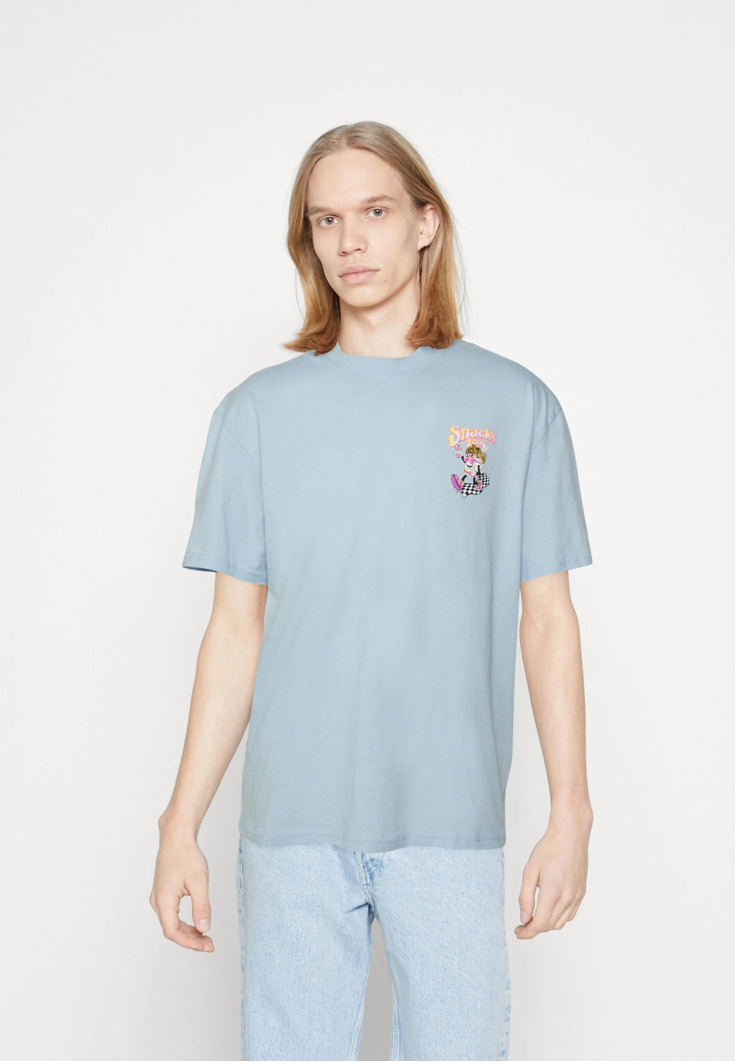 YOURTURN Unisex - T-Shirt Print - Blue