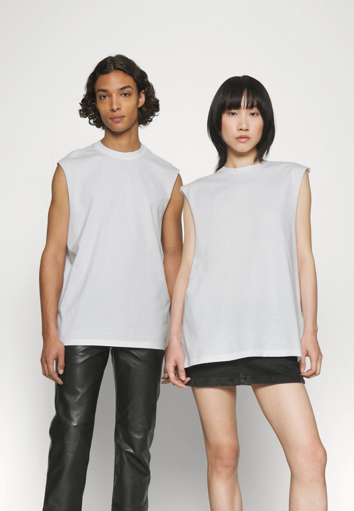 YOURTURN Unisex 2 Pack - Top - White, Black - Afbeelding 2