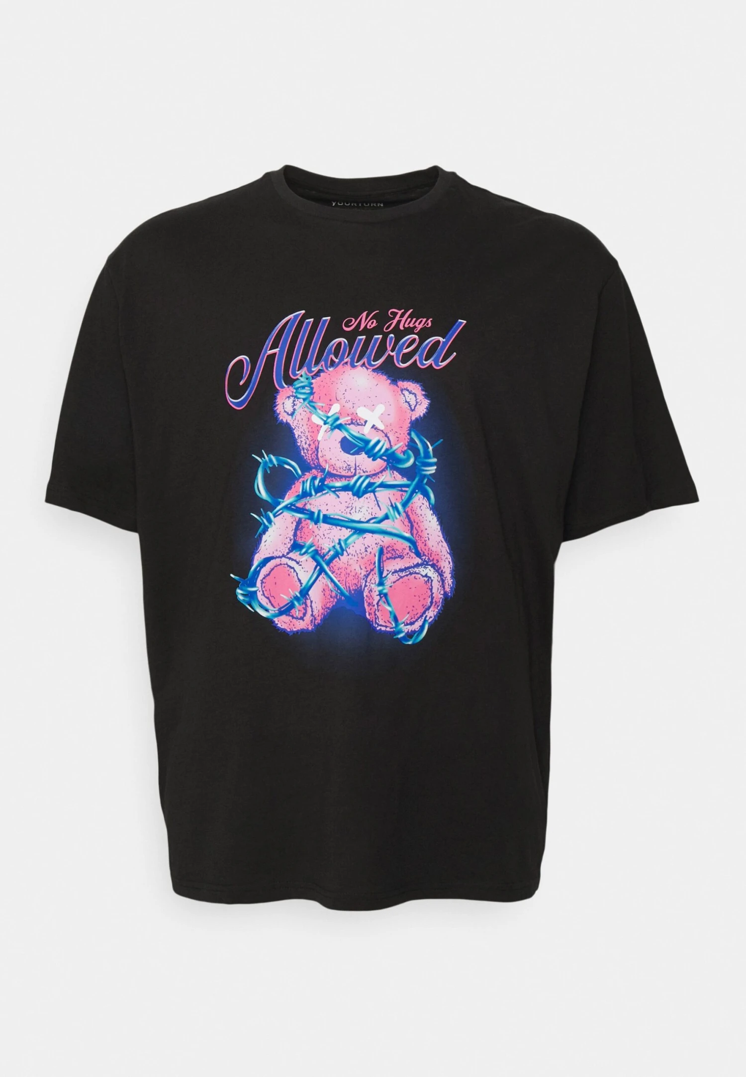 YOURTURN T-Shirt Print - Black - Afbeelding 5