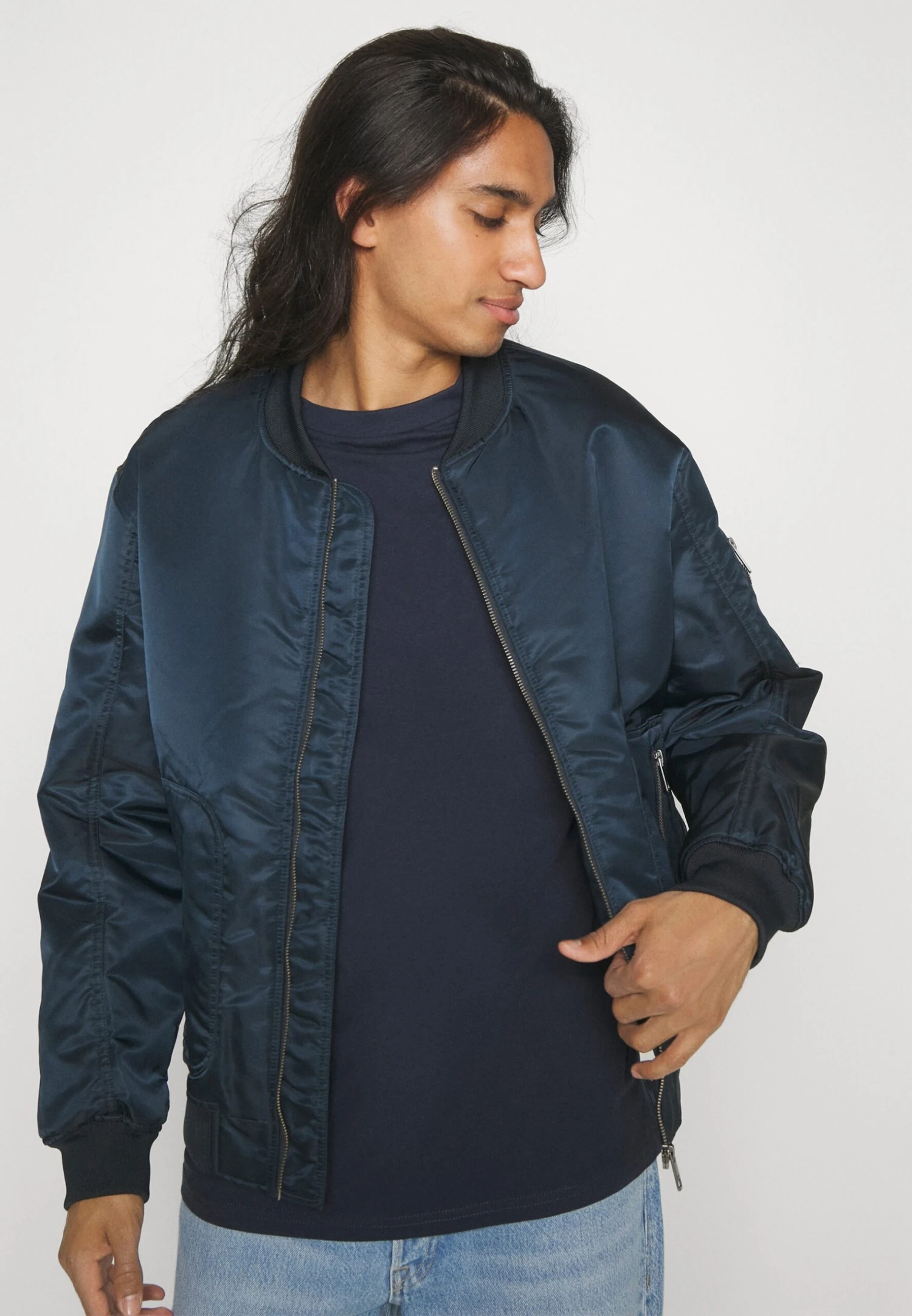 YOURTURN 3Pack Unisex - T-Shirt Basic - Olive, Beige, Dark Blue - Afbeelding 6