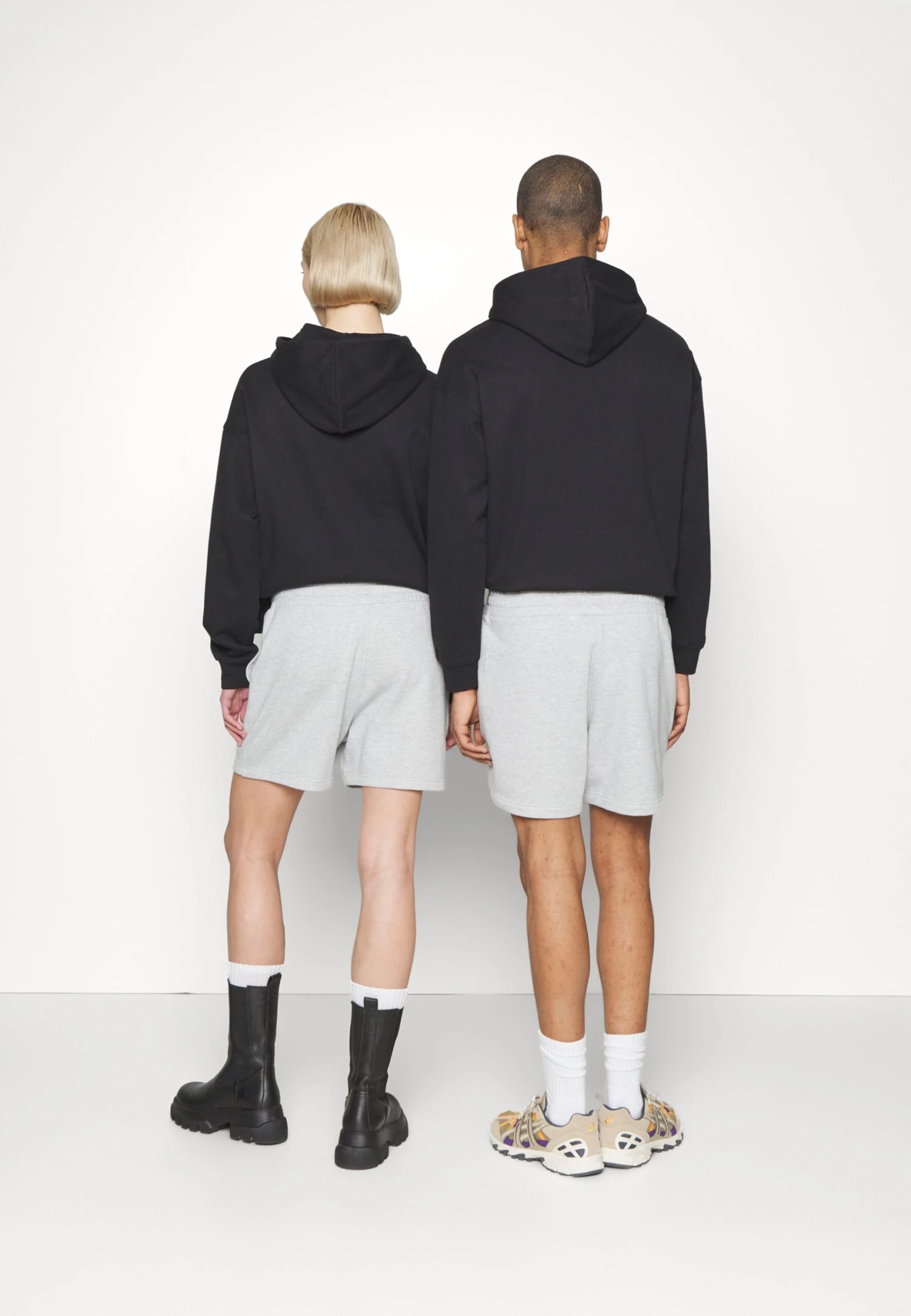 YOURTURN Unisex- Shorts - Light Grey - Afbeelding 3