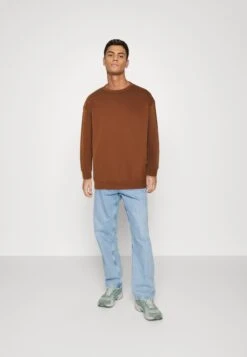 YOURTURN Unisex 2 Pack - Sweater - Dark Brown/Off-White