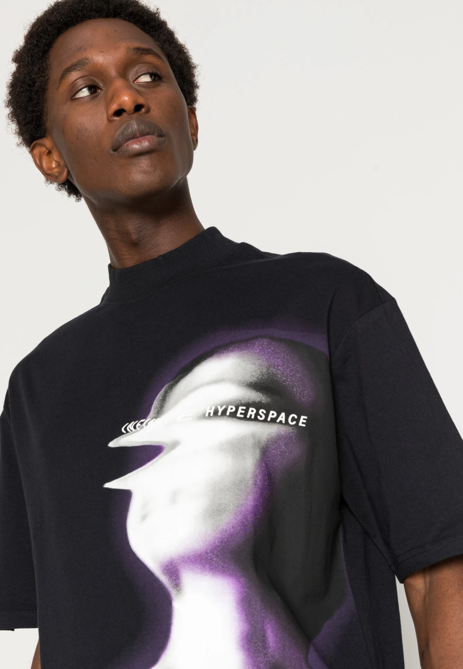 YOURTURN Unisex - T-Shirt Print -Black - Afbeelding 5