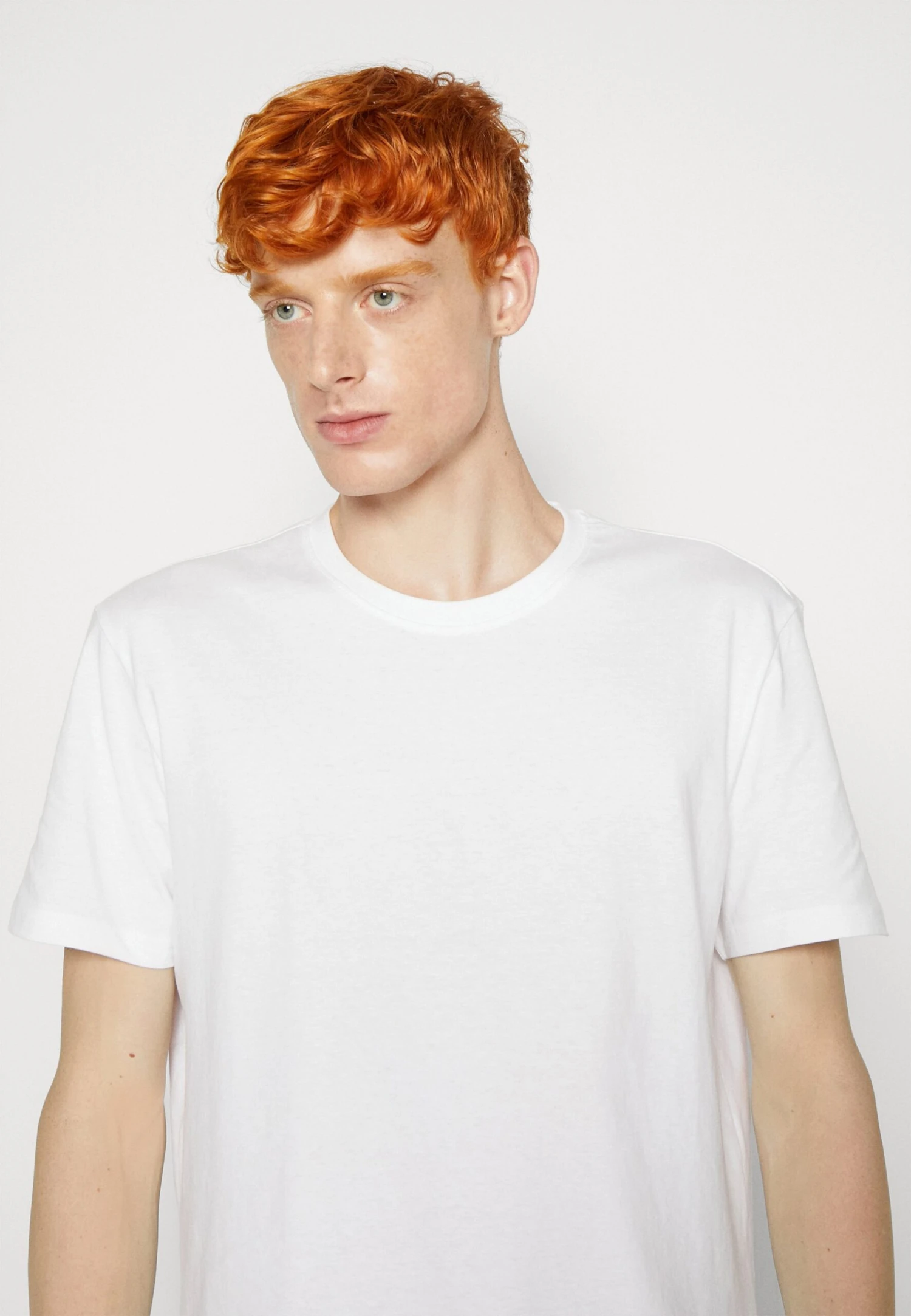 YOURTURN Unisex 5 Pack - T-Shirt Basic - White/Olive /Black - Afbeelding 6