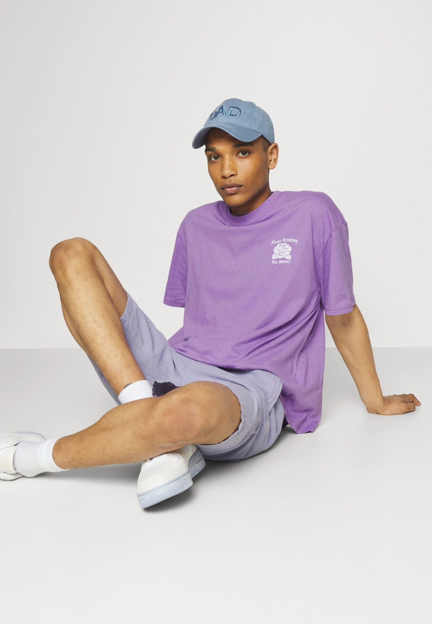 YOURTURN Unisex - T-Shirt Print - Lilac - Afbeelding 5