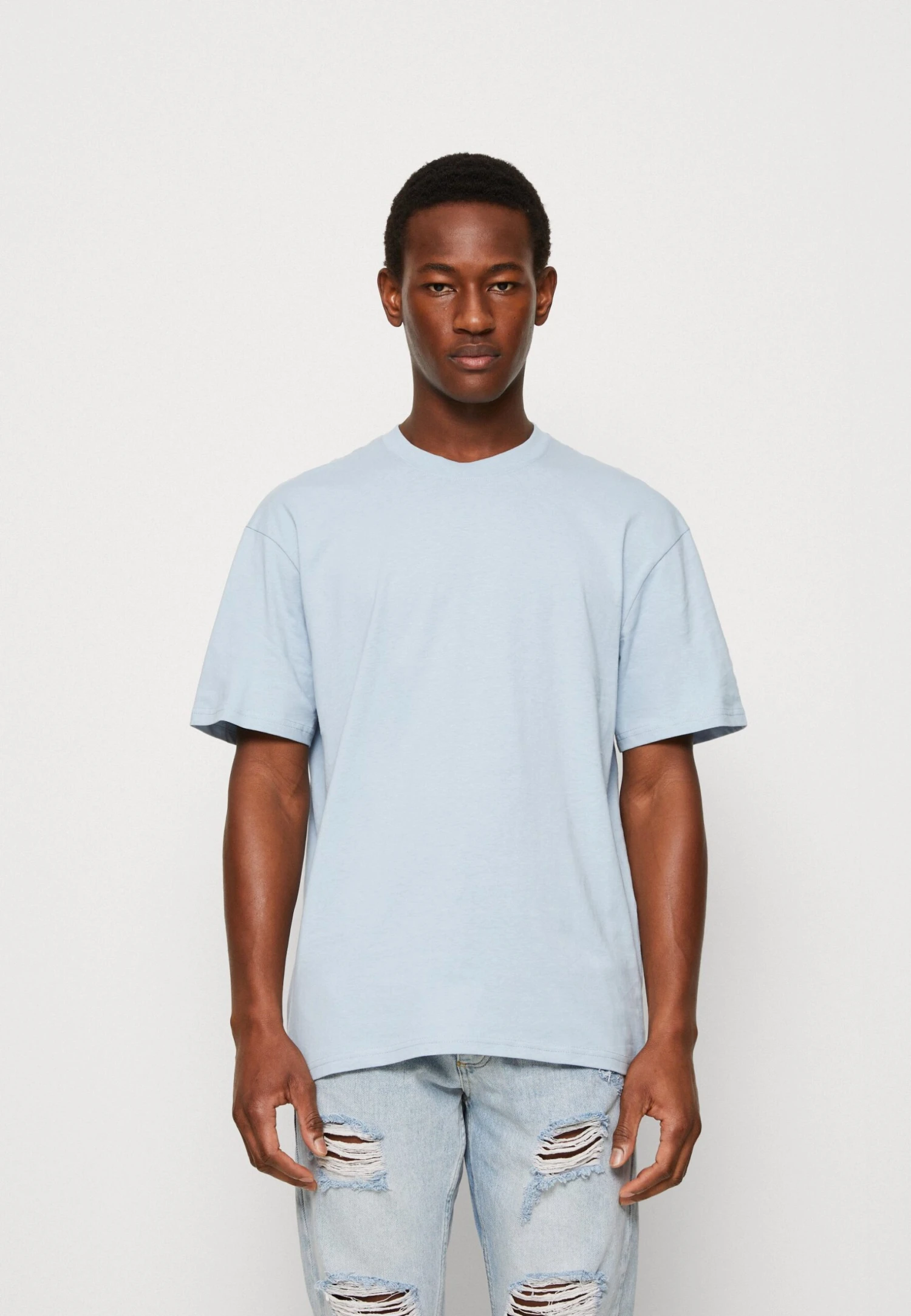 YOURTURN Unisex - T-Shirt Print - Light Blue