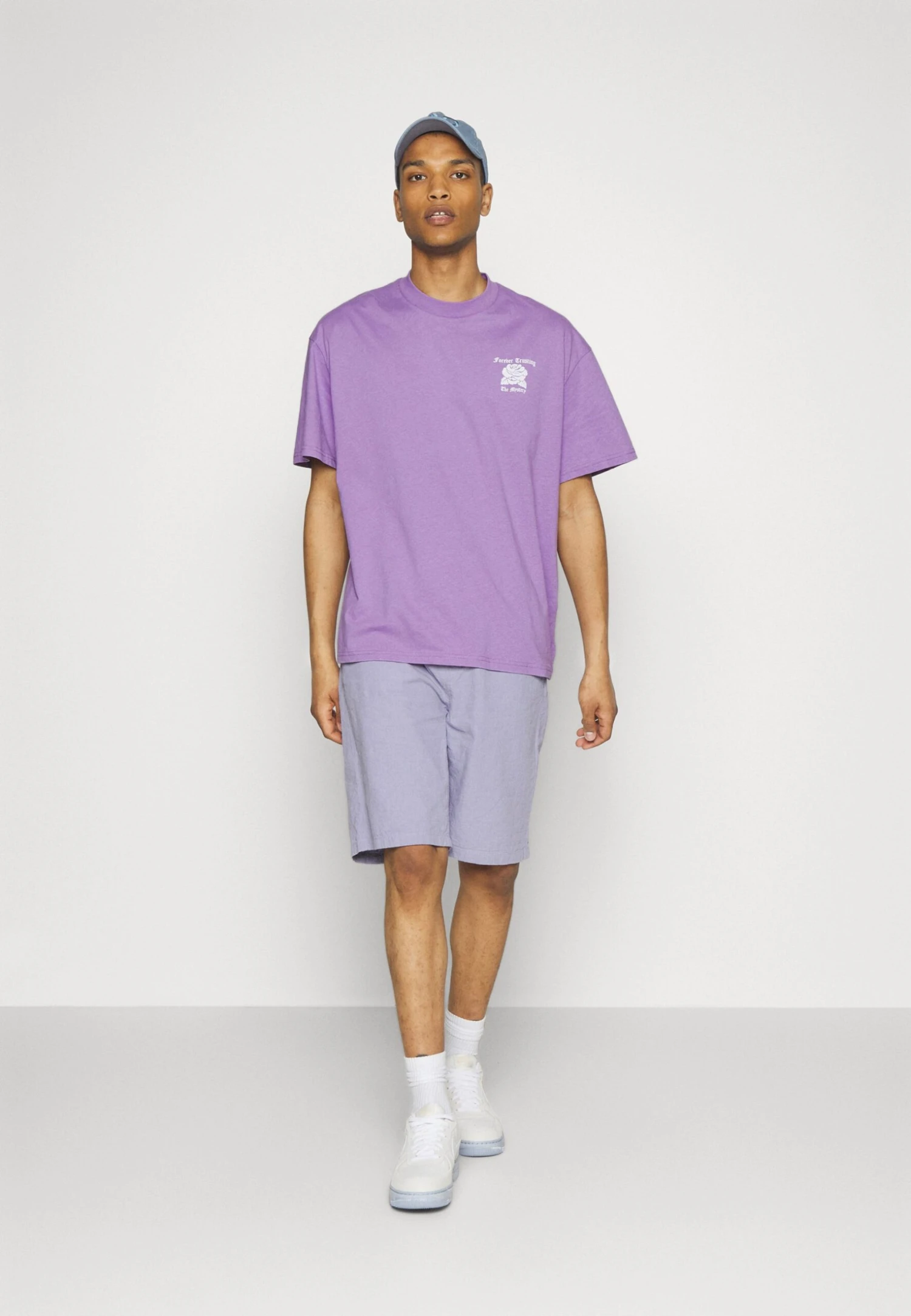 YOURTURN Unisex - T-Shirt Print - Lilac - Afbeelding 2