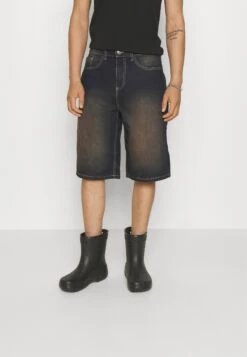 YOURTURN Unisex - Jeansshort - Dark Blue Denim