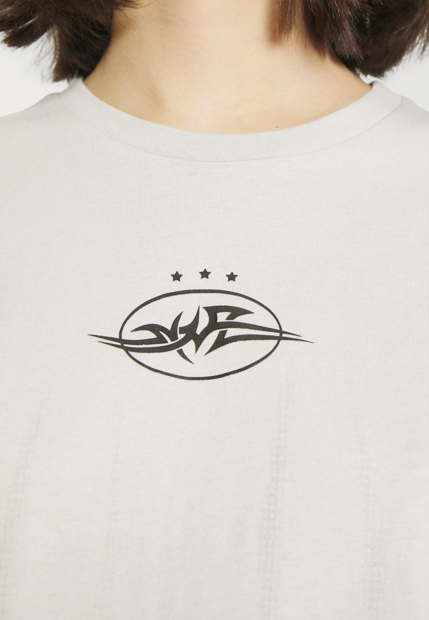 YOURTURN Unisex - T-Shirt Print - Light Grey - Afbeelding 6