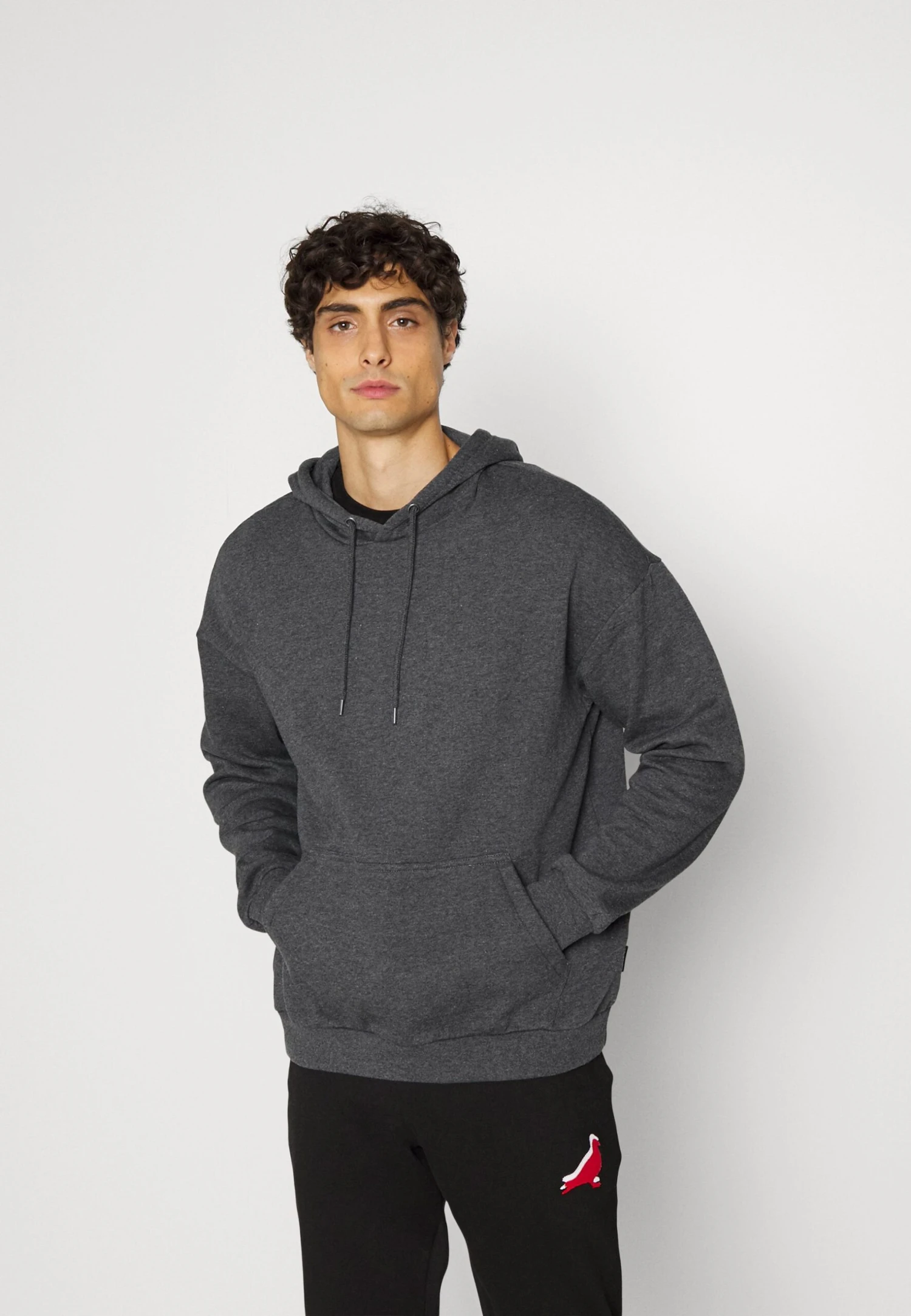 YOURTURN Unisex 3 Pack - Hoodie - Black/Mottled Dark Grey/Off White - Afbeelding 4