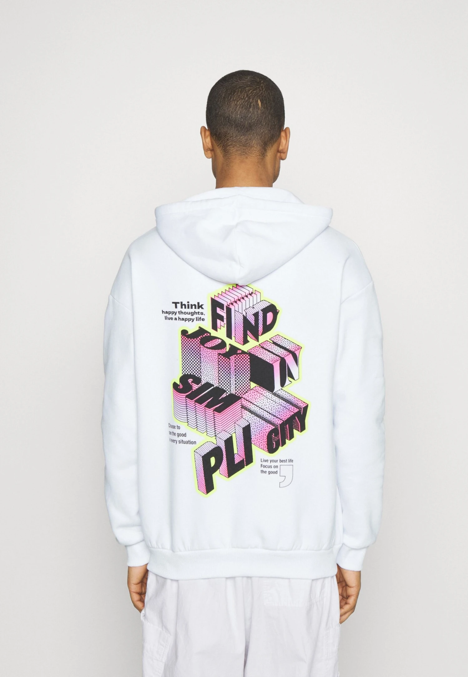 YOURTURN Letters - Hoodie - White