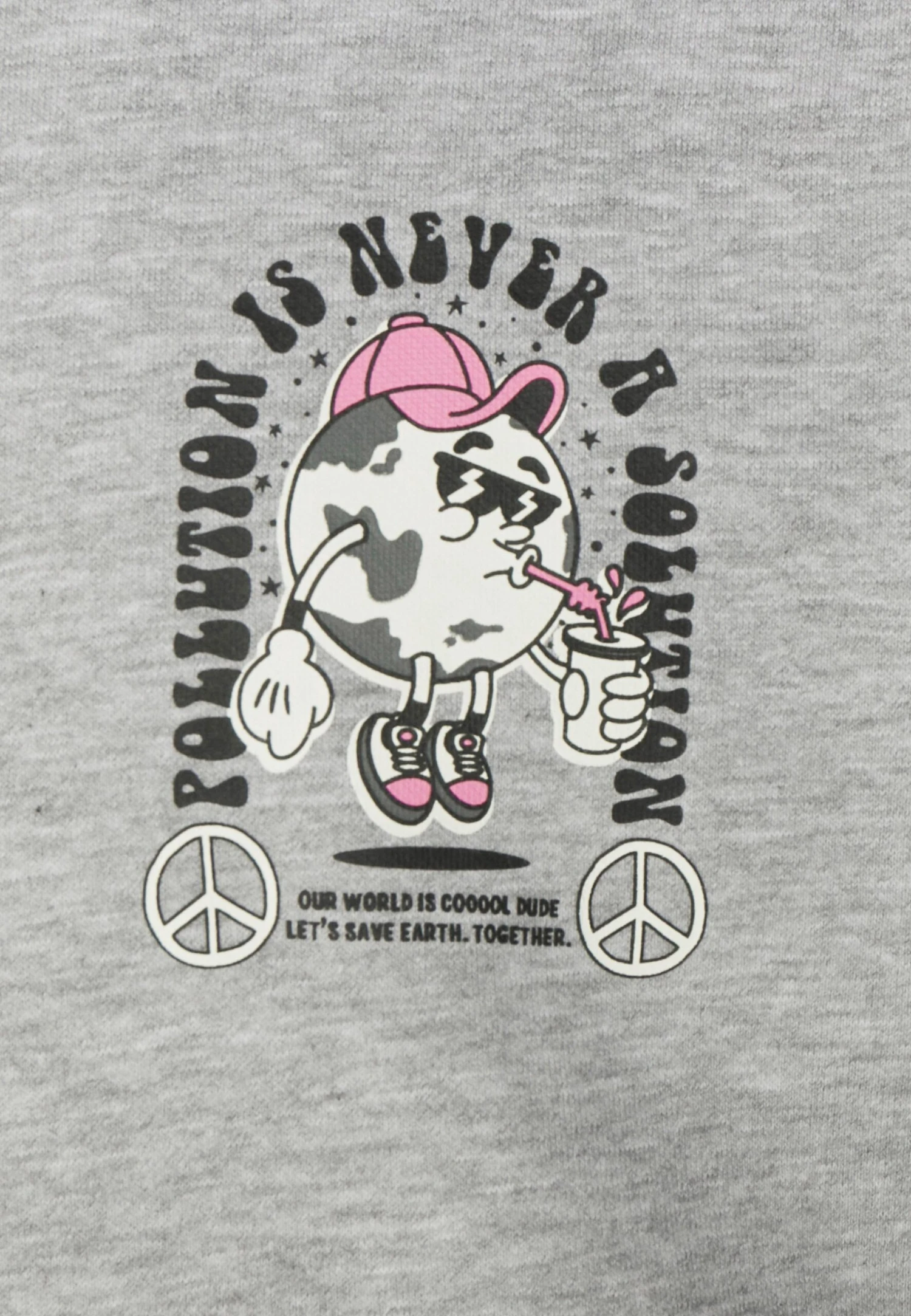 YOURTURN Unisex - Hoodie - Grey - Afbeelding 5