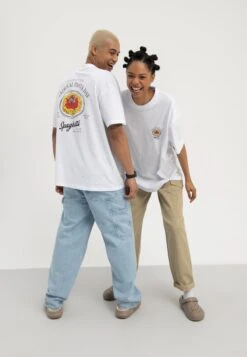 YOURTURN Unisex - T-Shirt Print - White