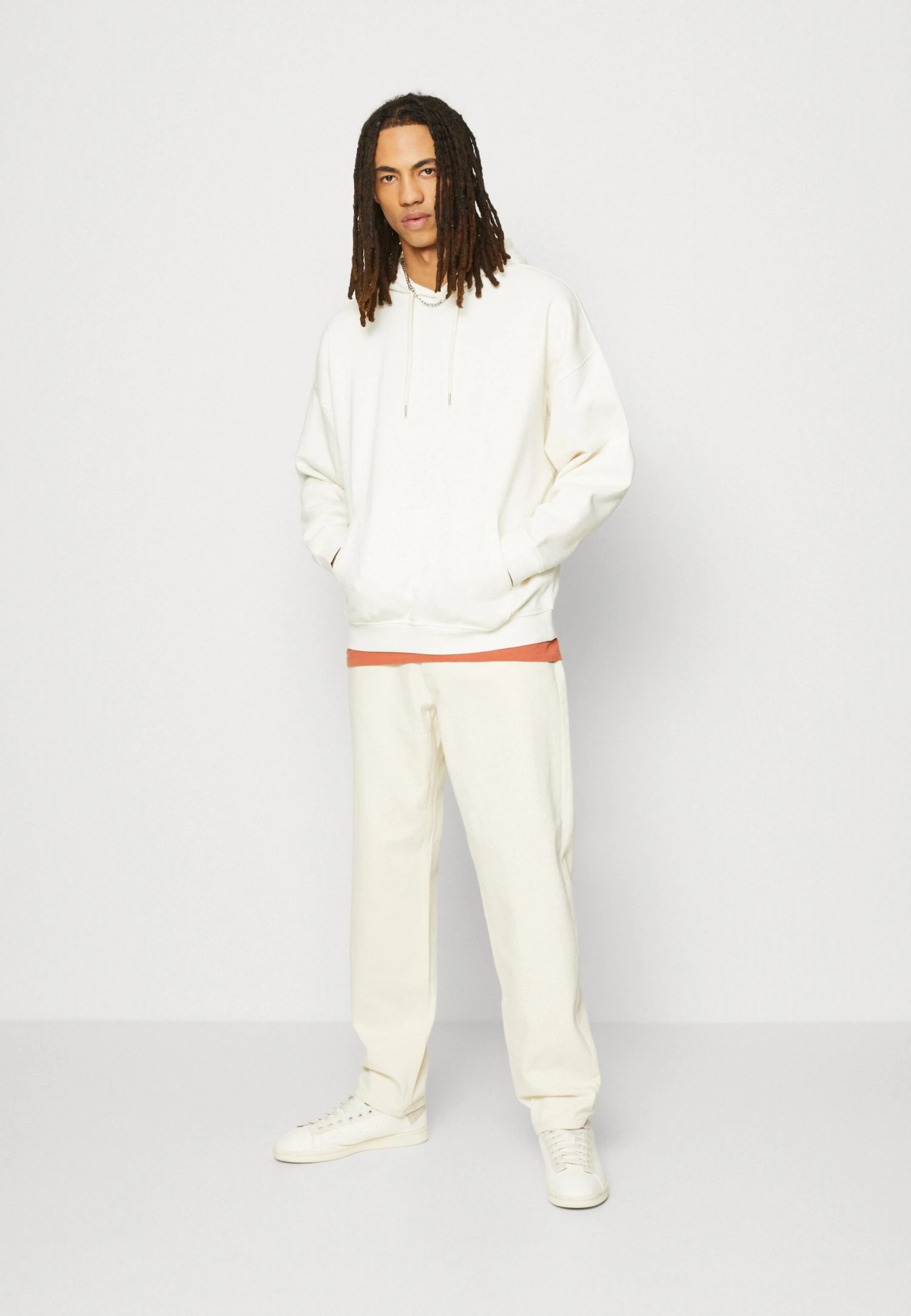 YOURTURN Super Oversized Unisex - Hoodie - Off White - Afbeelding 2