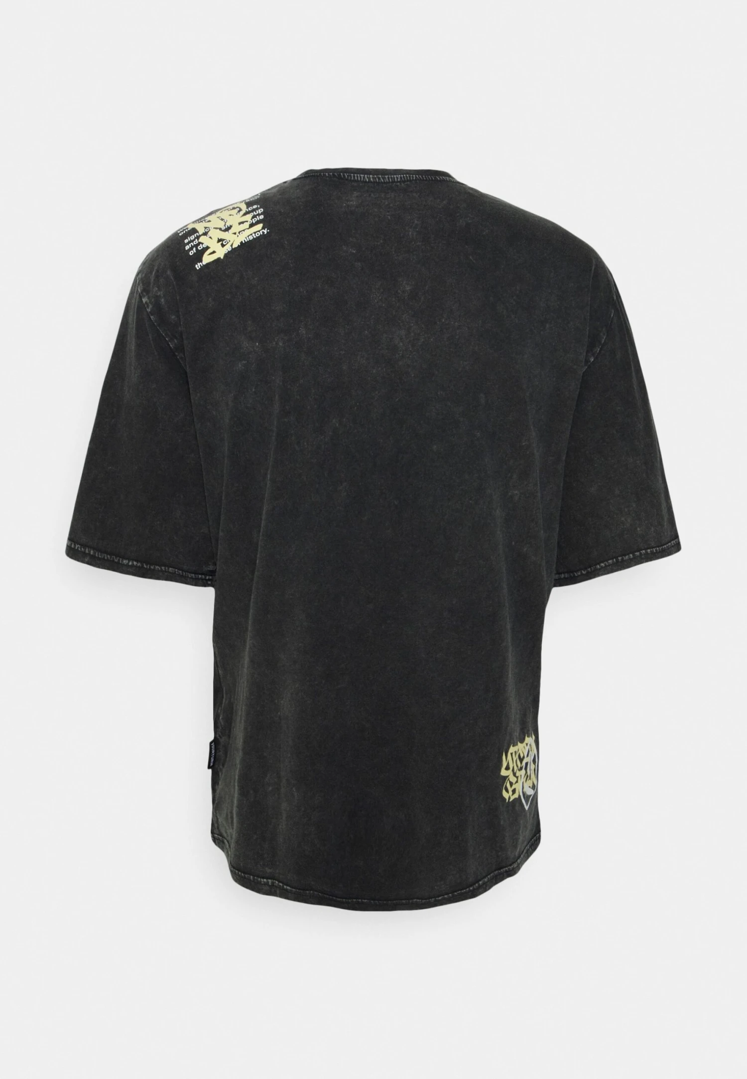 YOURTURN Print Wash Unisex - T-Shirt Print - Black - Afbeelding 2