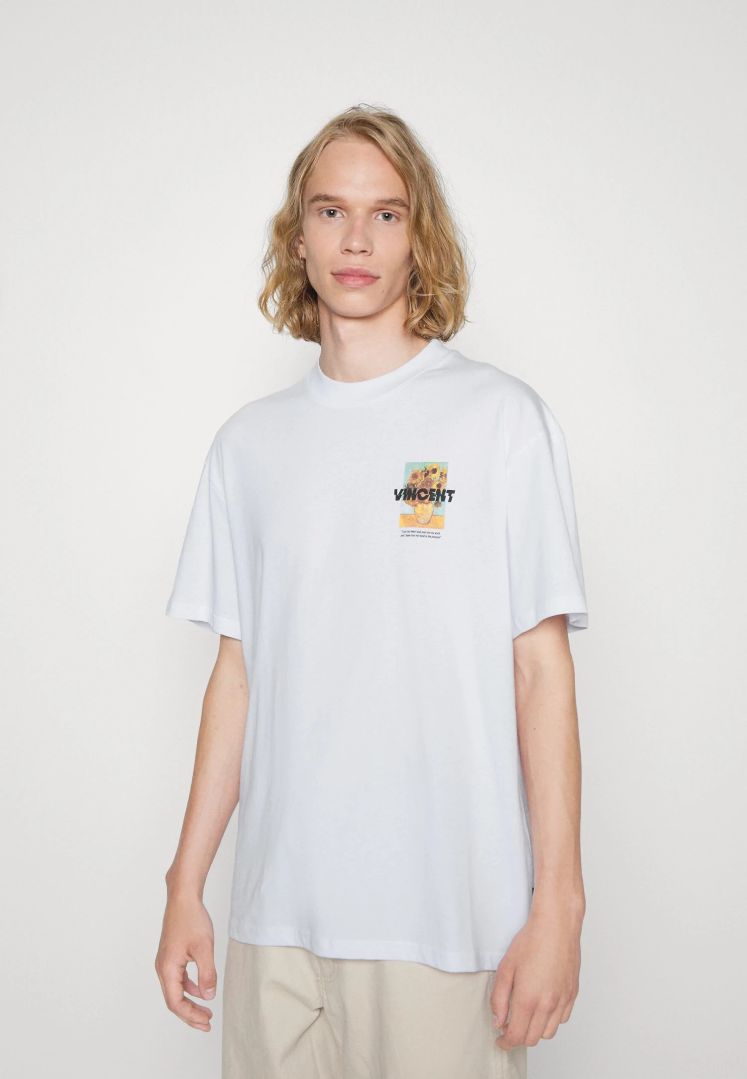 YOURTURN Unisex - T-Shirt Print - White - Afbeelding 3