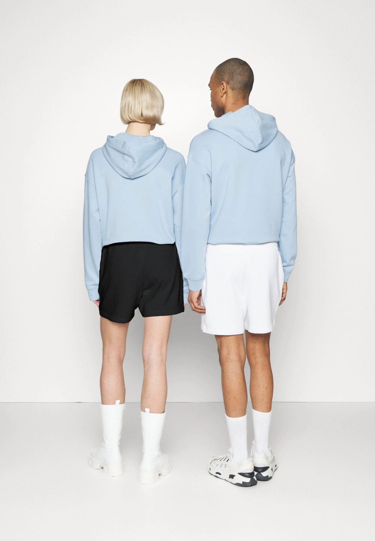 YOURTURN 2 Pack Unisex - Shorts - Black/White - Afbeelding 3