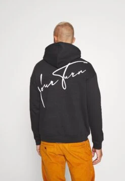 YOURTURN Bold Script Hoodie Unisex - Sweater - Black