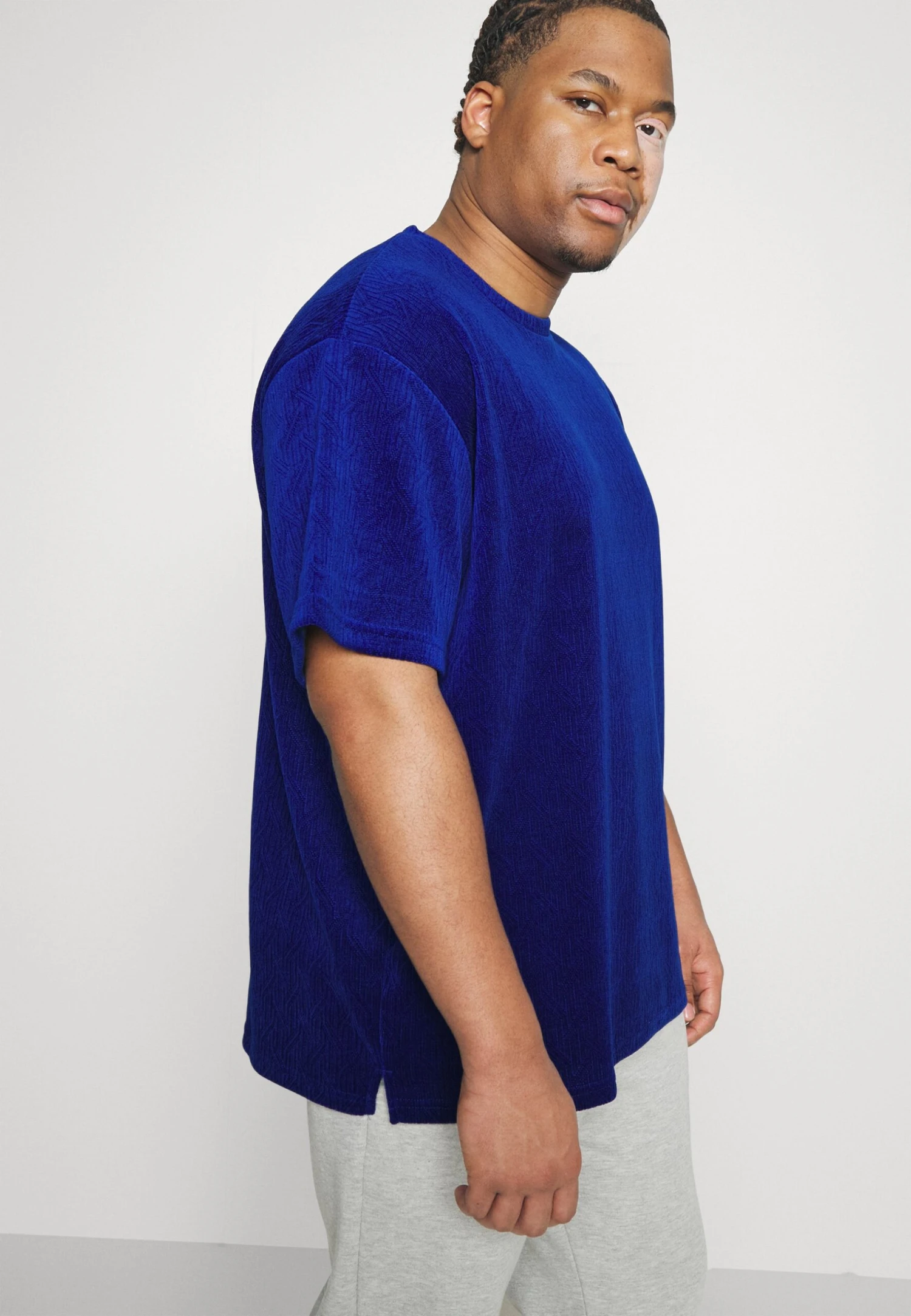 YOURTURN Unisex - T-Shirt Basic - Dark Blue - Afbeelding 4