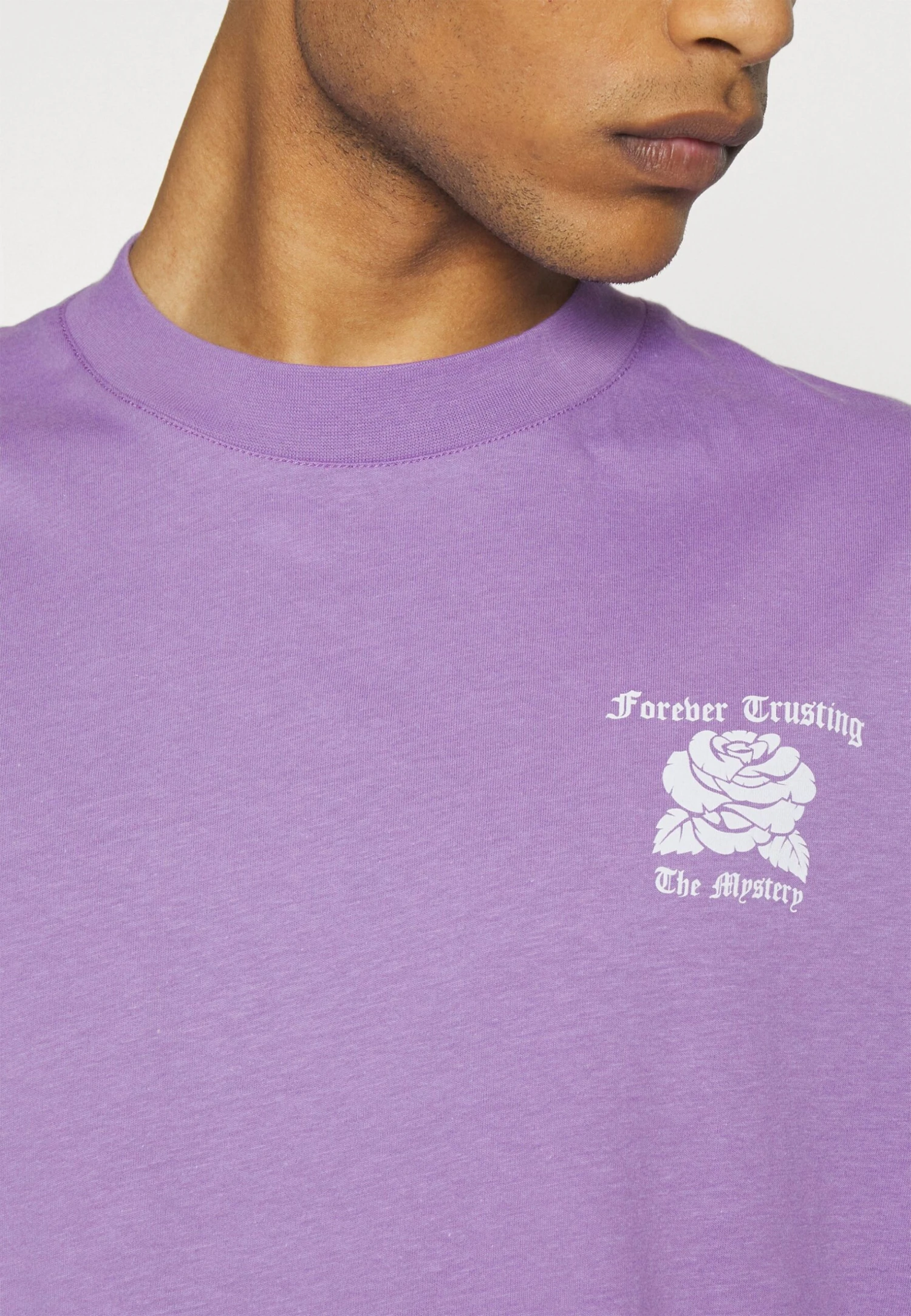 YOURTURN Unisex - T-Shirt Print - Lilac - Afbeelding 7