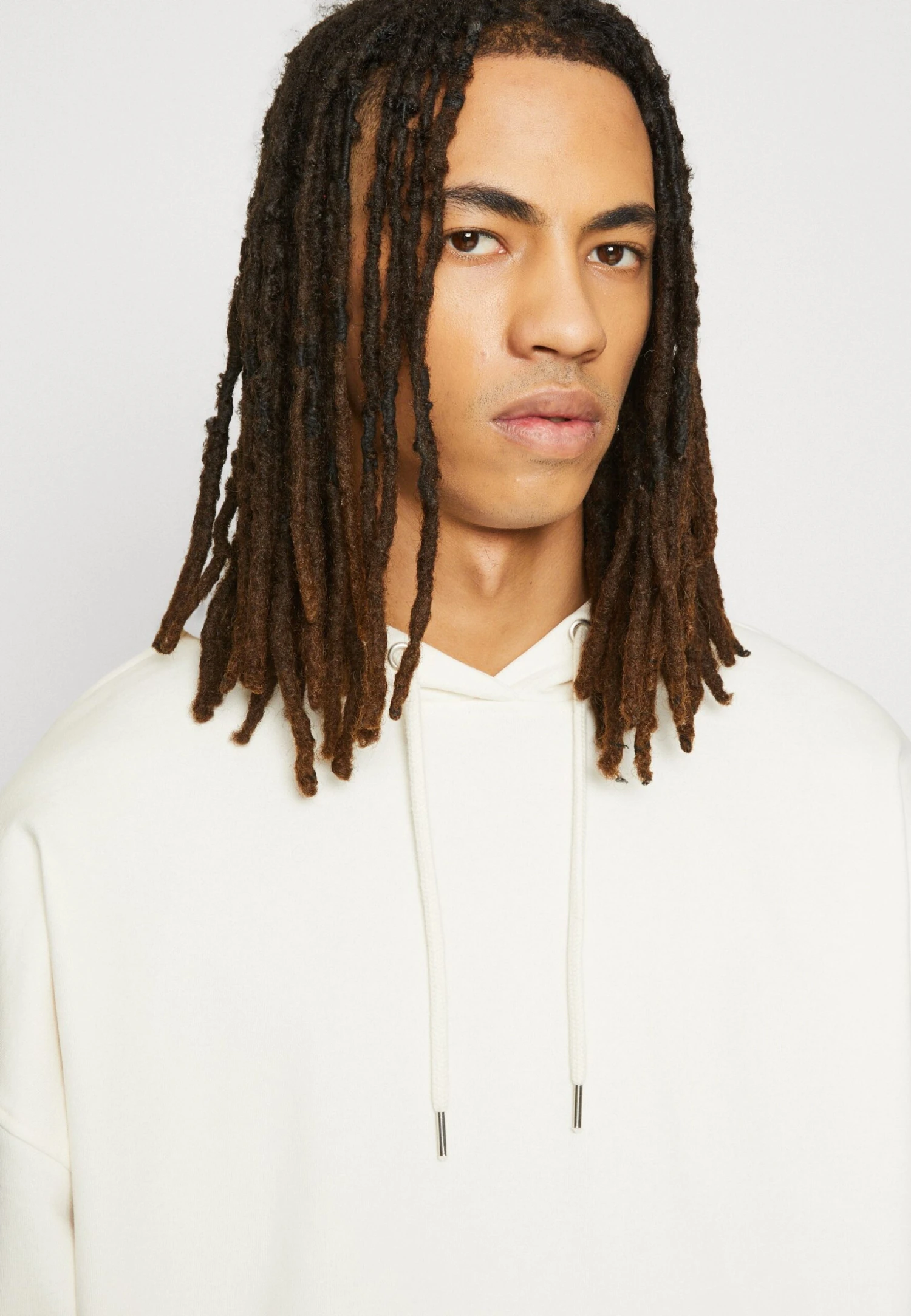 YOURTURN Super Oversized Unisex - Hoodie - Off White - Afbeelding 4